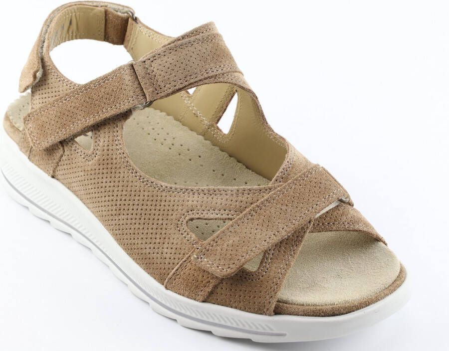 Durea 7407 795H Beige H Wijdte Sandalen