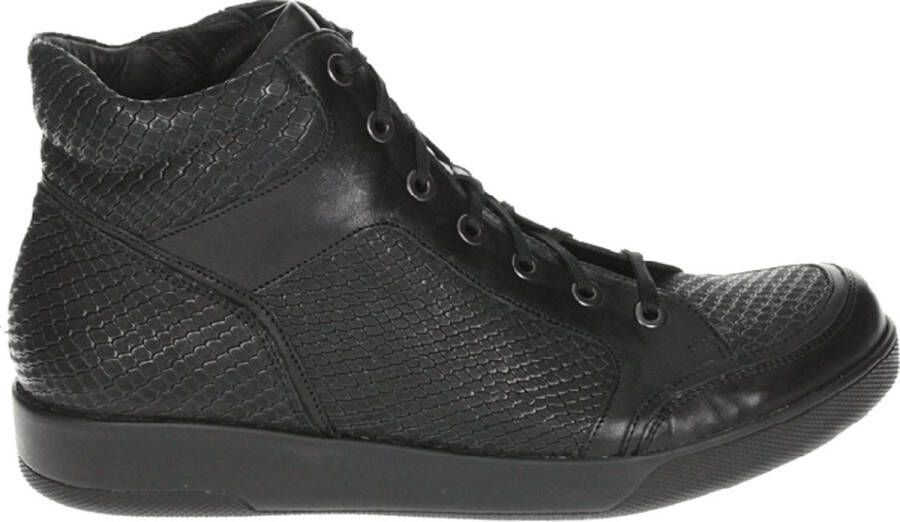 Durea 9626 E Volwassenen VeterlaarzenHoge sneakersDames veterschoenenHalf-hoge schoenen Zwart