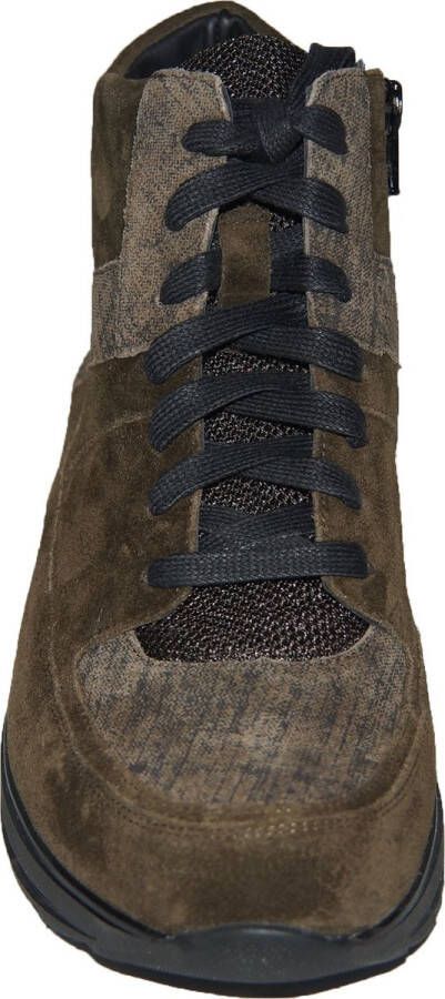 Durea 9684 K Volwassenen VeterlaarzenHoge sneakersDames veterschoenenHalf-hoge schoenen Groen