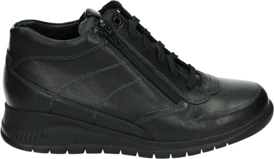 Durea 9721 K Volwassenen VeterlaarzenHoge sneakersDames veterschoenenHalf-hoge schoenen Zwart - Foto 1