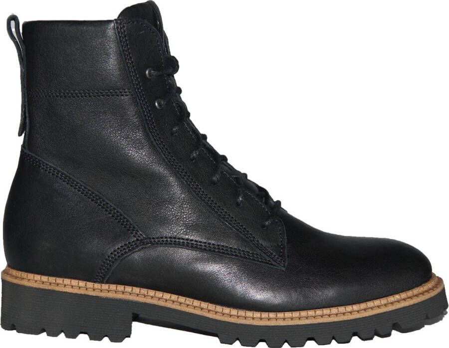 Durea 9722 184G Zwart G-Wijdte Veter boots