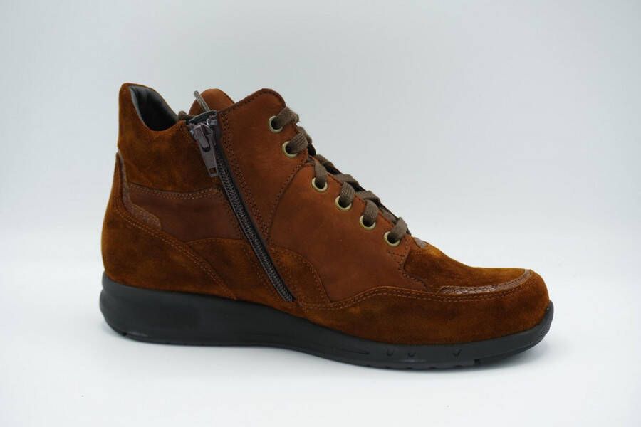 Durea 9735 688 Cognac Whiskey K Veterschoen enkelhoog (4 5 Kleur Bruin )