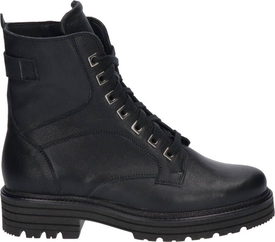 Durea 9758 H Volwassenen VeterlaarzenHalf hoge schoenen Kleur Zwart