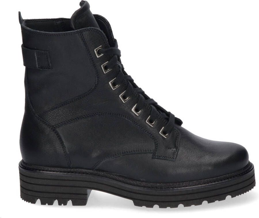 Durea 9758 H Volwassenen VeterlaarzenHalf hoge schoenen Kleur Zwart