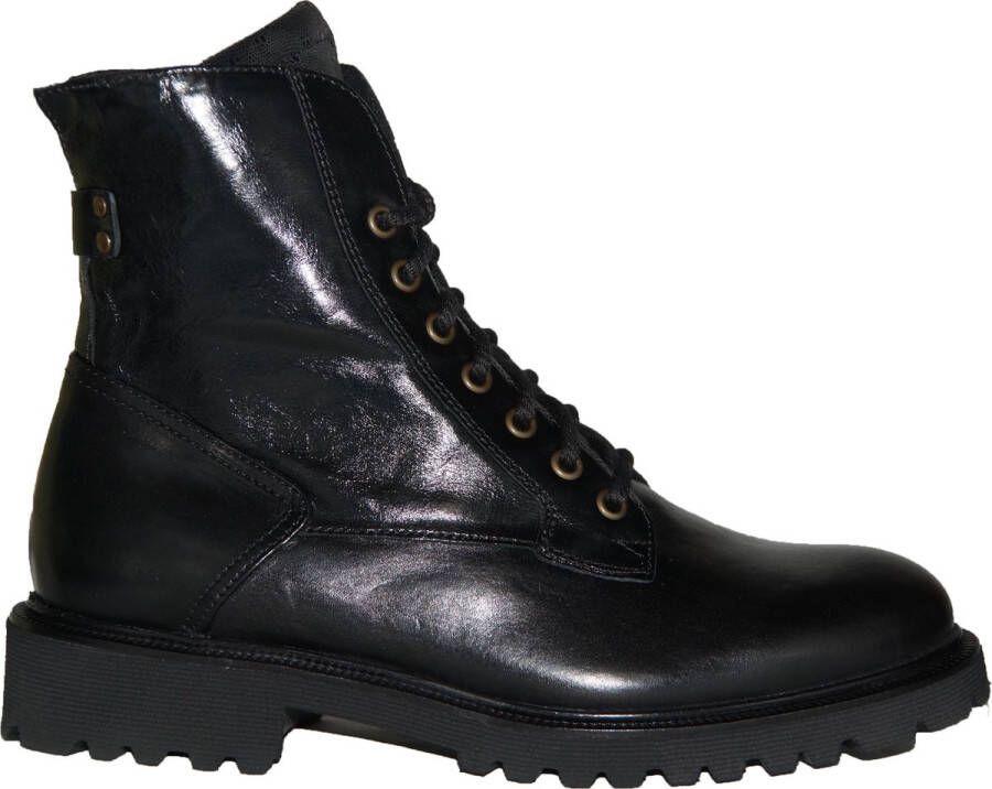 Durea 9769 184 0735 Zwarte dames veterboot wijdte G