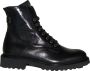 Durea 9769 184 0735 Zwarte dames veterboot wijdte G - Thumbnail 2