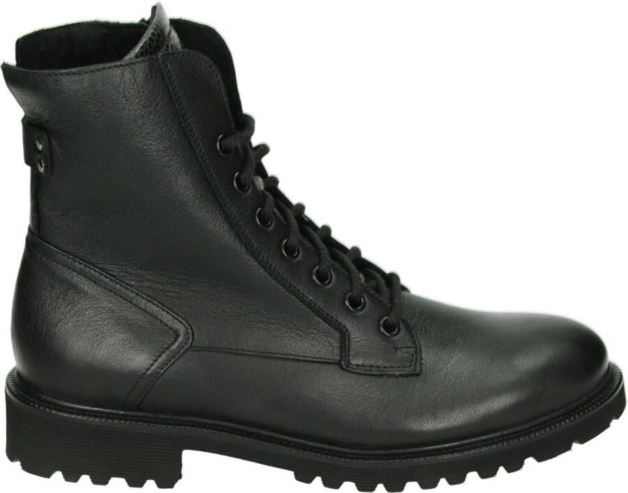 Durea 9769 E VeterlaarzenHoge sneakersDames veterschoenenHalf-hoge schoenen Zwart