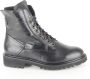 Durea 9769 K Volwassenen VeterlaarzenHoge sneakersDames veterschoenenHalf-hoge schoenen Zwart - Thumbnail 2