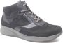 Durea 9778 608 0685 Zwarte halfhoge sneaker wijdte K - Thumbnail 1