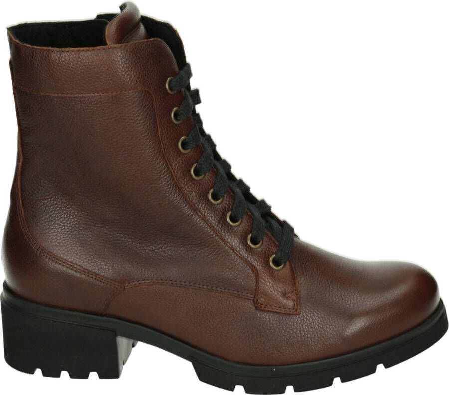 Durea 9785 K Volwassenen VeterlaarzenHoge sneakersDames veterschoenenHalf-hoge schoenen Bruin