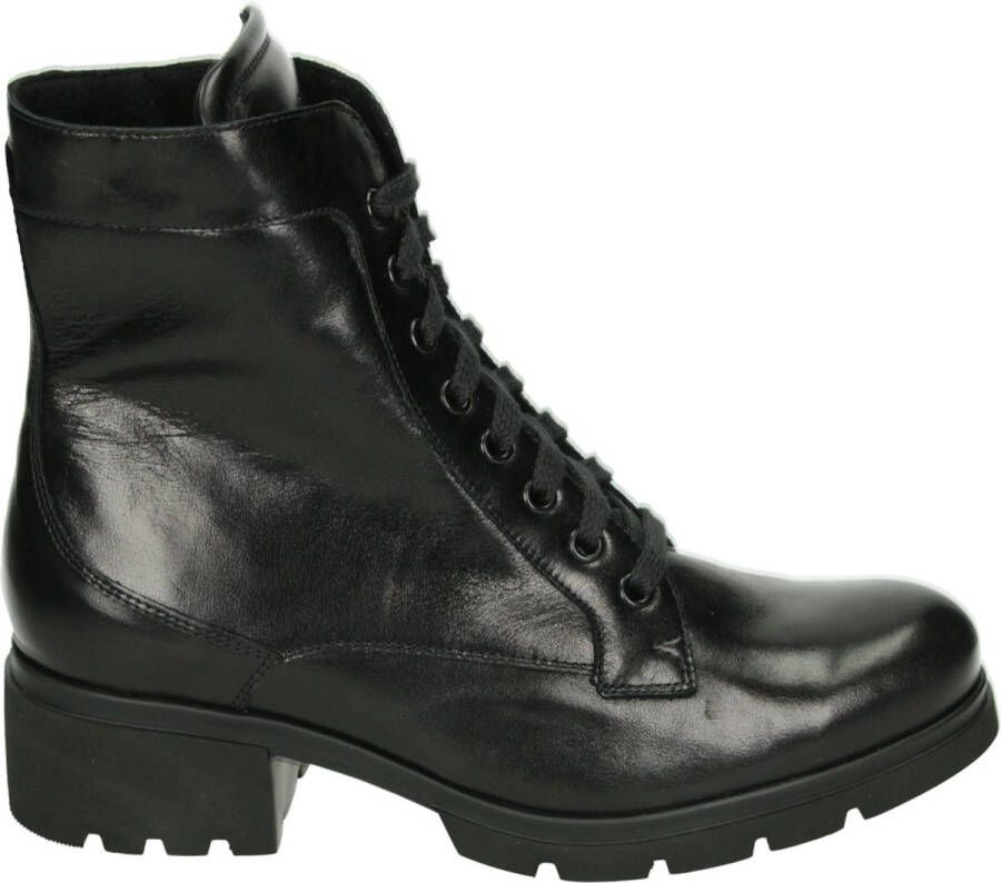 Durea 9785 K VeterlaarzenHoge sneakersDames veterschoenenHalf-hoge schoenen Zwart