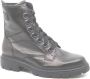 Durea 9809 H VeterlaarzenHoge sneakersDames veterschoenenHalf-hoge schoenen Grijs - Thumbnail 1