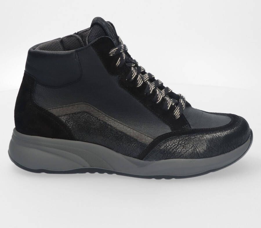 Durea 9811 605 1343 Black H-wijdte Veterschoenen