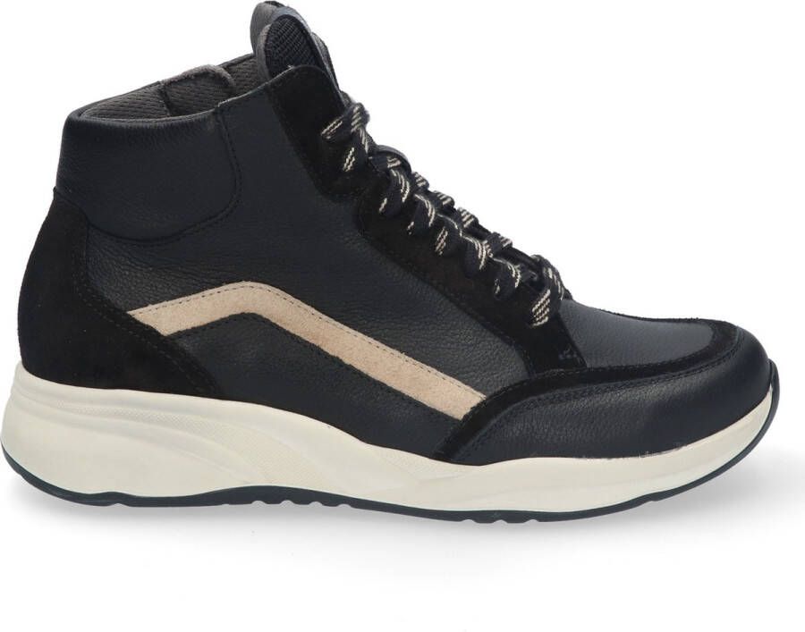 Durea 9811 Sneaker Zwart Seppia