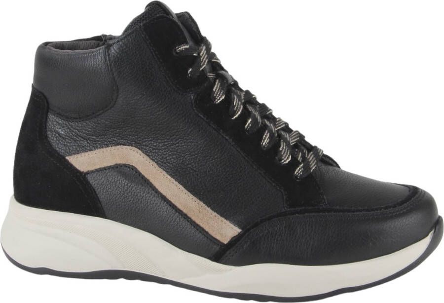 Durea 9811 Sneaker Zwart Seppia