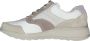 Durea 6279 688K 0358 Taupe Wit Beige K-Wijdte Veterschoenen - Thumbnail 1