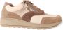 Durea 6279 688K 0358 Taupe Wit Beige K-Wijdte Veterschoenen - Thumbnail 4