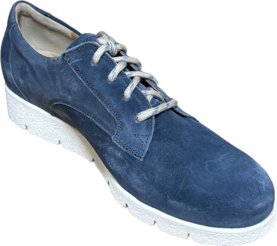 Durea Blauwe veterschoen Bente H denim Kleur Blauw)