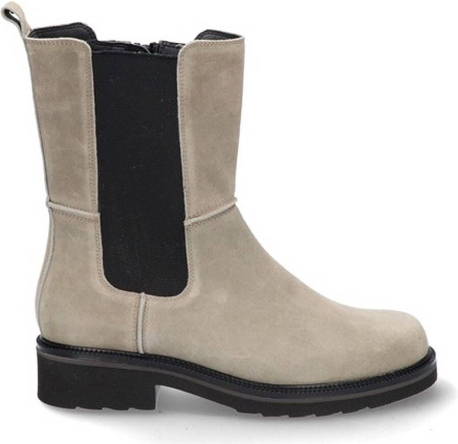 Durea Chelsea Boot 9750 805 9969 Taupe Suède Wijdte H