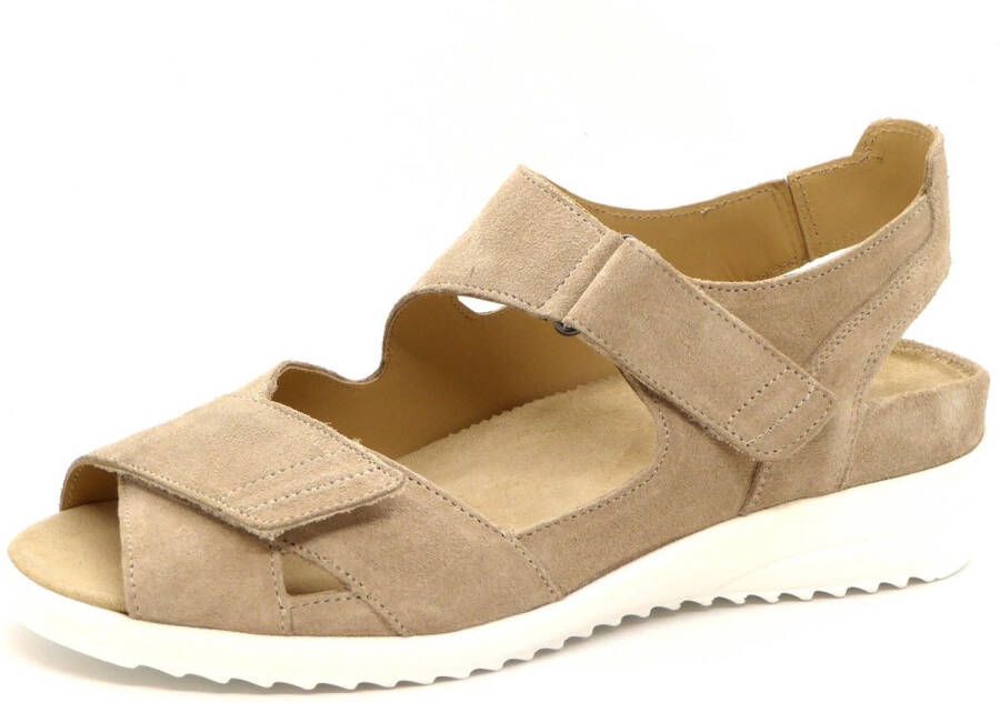 Durea Dames Sandaal 7410-218-0502 Beige Wijdte H