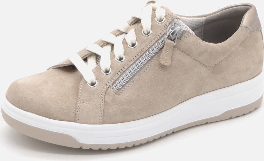 Durea Dames Sneaker 6291-688-0935 4335 Beige Wijdte K