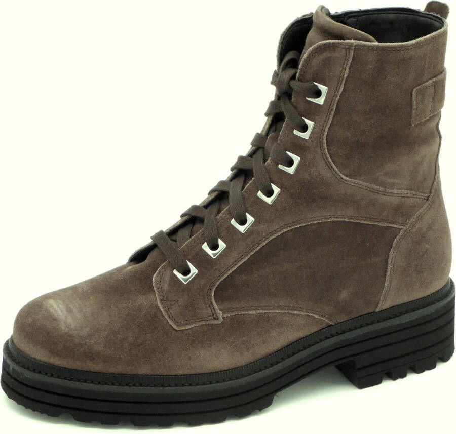 Durea Dames Veterboot 9758-755-0683 Bruin Wijdte H