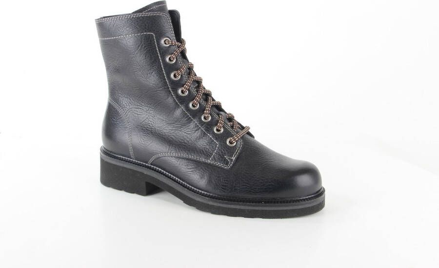 Durea 9727.805.8628 dames veterboots sportief (4) zwart