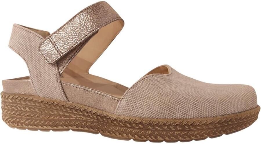 Durea Bandschoen 5924 575 2154 Licht Taupe Wijdte H