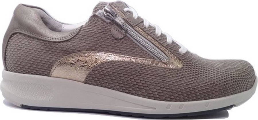 Durea 6240 685H Taupe Champagne H Wijdte Veterschoenen