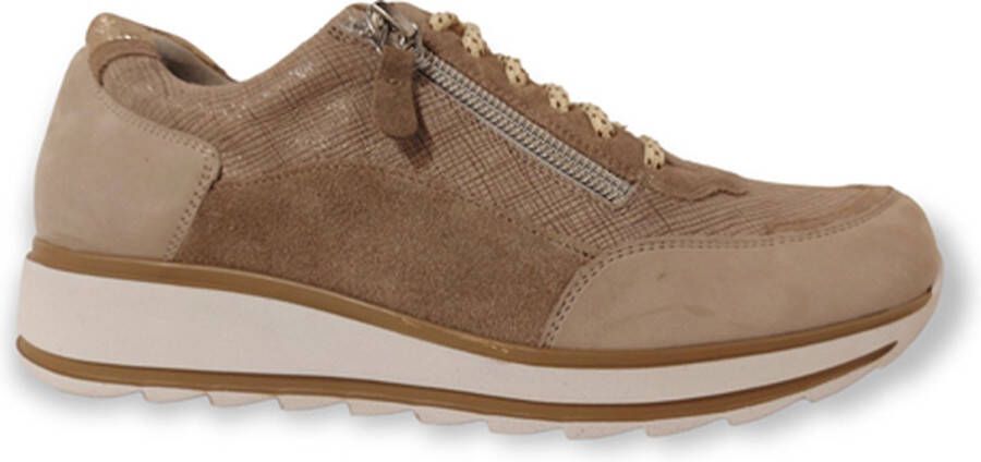 Durea Sneaker 6263 685 9679 Wijdte H Zand Taupe - Foto 2