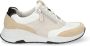 Durea Sneaker 6268 Zand Offwhite Zwart H - Thumbnail 1