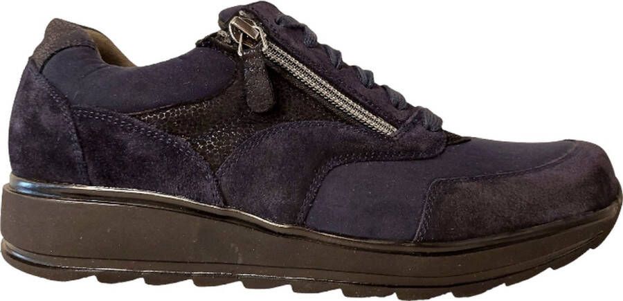 Durea Sneaker 6279 685 1139 Donkerblauw Wijdte H