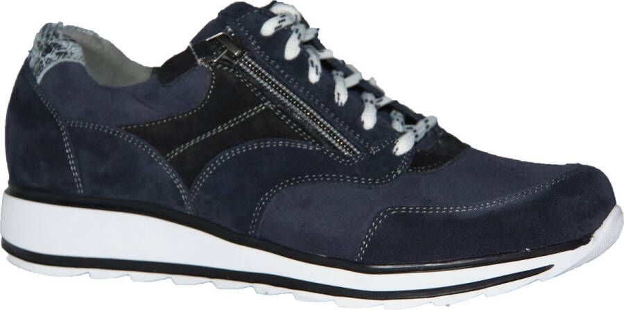 Durea Sneaker 6279 688 0426 Wijdte K Marine Zwart