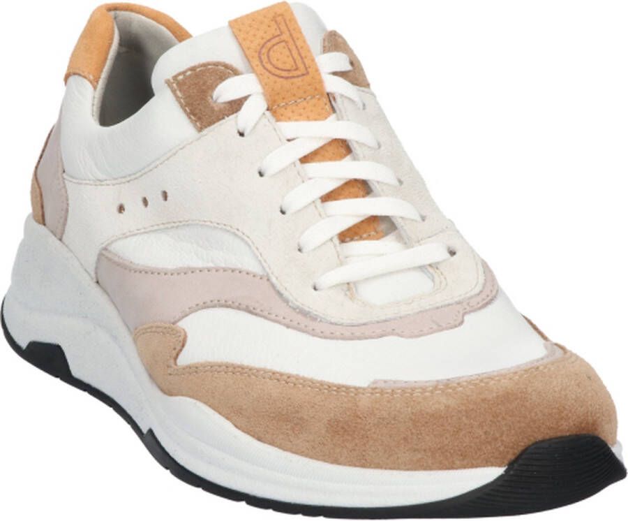 Durea Dames Sneaker 6267-685-9706 Wit Combi Wijdte H Maat (42)