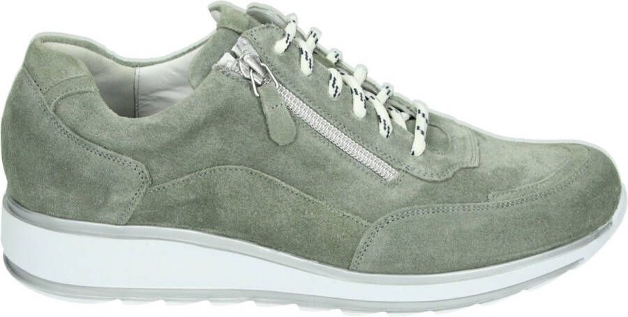 Durea Sneakers Dames Lage sneakers Damesschoenen Suède 6263 688 Groen