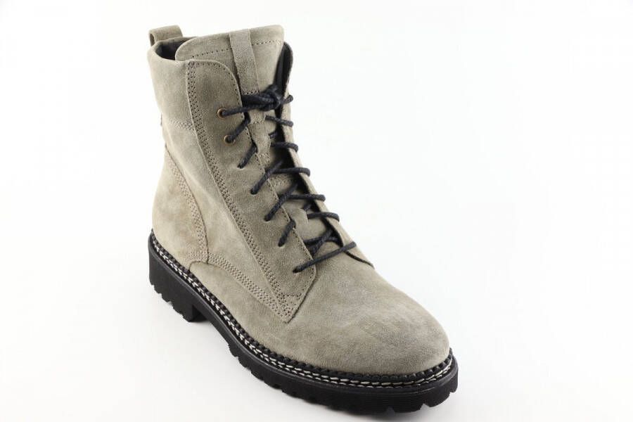 Durea Veterboot 9722 185 9896 Wijdte H Taupe Grijs Suède 5½ 38½