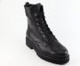 Durea 9758 758 5598 Zwarte dames veterboot wijdte K - Thumbnail 4