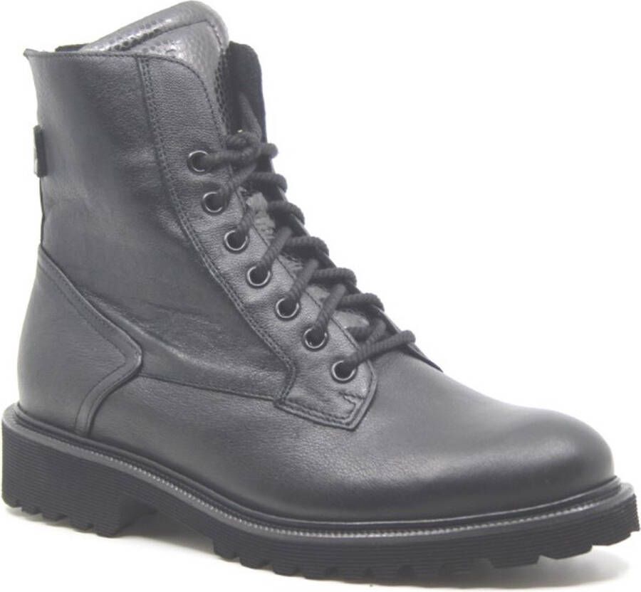 Durea 9769.185.1170-H dames veterboots sportief (4 5) zwart