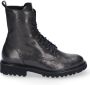 Durea Veterboot 9801 188 1207 Zwart Grijs Wijdte K - Thumbnail 1