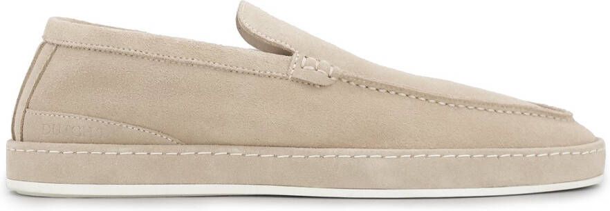 DUTCH'D Loafer Beige Luxe Sportief Suede Refine