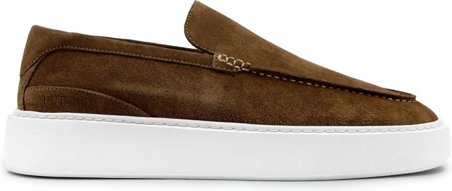 DUTCH'D Loafer Bruin Luxe Sportief Suede Atmos