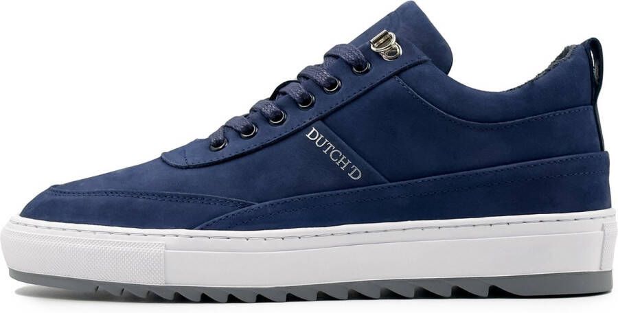 DUTCH'D Myth Blue + Gratis Dawn Zonnebril t.w.v 44 Euro! Nubuck Leer Blauw