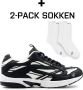 DUTCH'D Sneaker + Gratis 2 paar sokken White Black Arena - Thumbnail 3