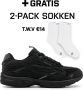 DUTCH'D Sneaker + Gratis 2 paar sokken Black Arena - Thumbnail 1