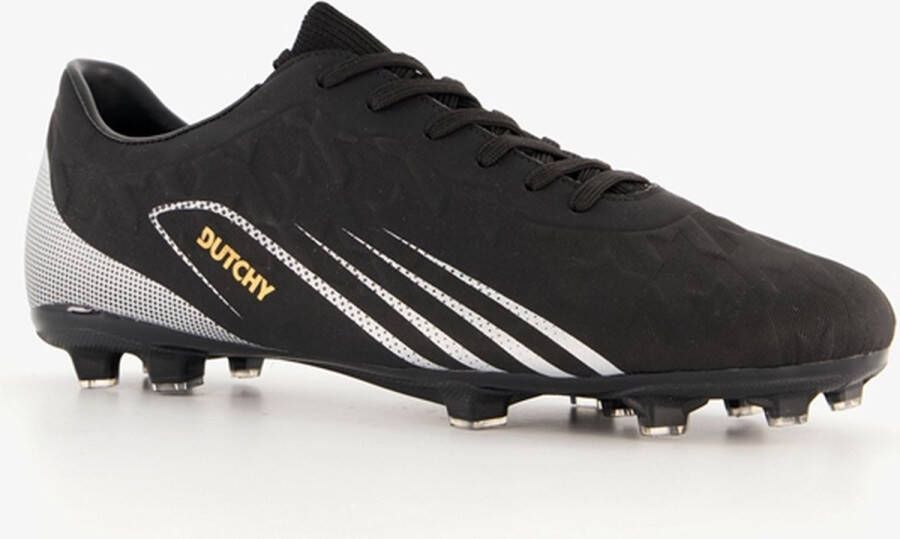 Dutchy FG heren voetbalschoenen zwart wit Uitneembare zool