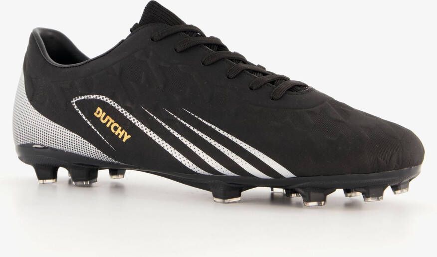 Dutchy FG heren voetbalschoenen zwart wit Uitneembare zool