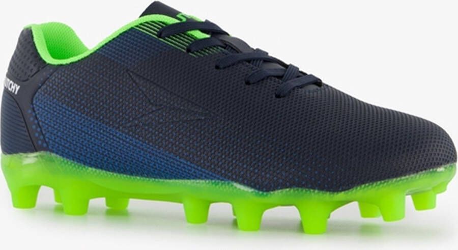 Dutchy kinder voetbalschoenen FG blauw geel Uitneembare zool