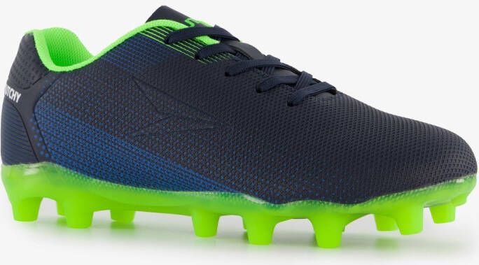 Dutchy kinder voetbalschoenen FG blauw geel Uitneembare zool