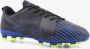 Dutchy sprint heren voetbalschoenen FG zwart blauw Zwart Uitneembare zool - Thumbnail 1