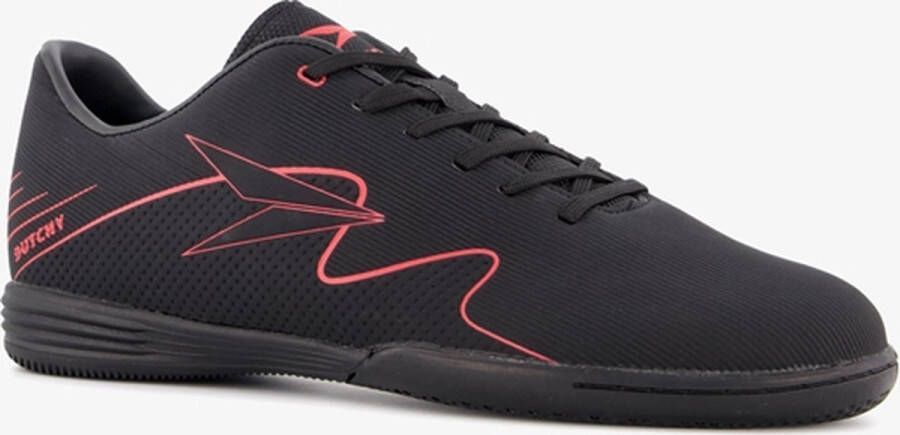 Dutchy Striker IC heren zaalschoenen zwart rood Uitneembare zool